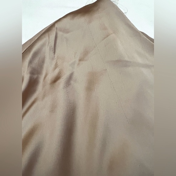 NEW DO+BE One Shoulder Satin Champagne Dress Cocktail Evening Party Night Out XS - Picture 11 of 11